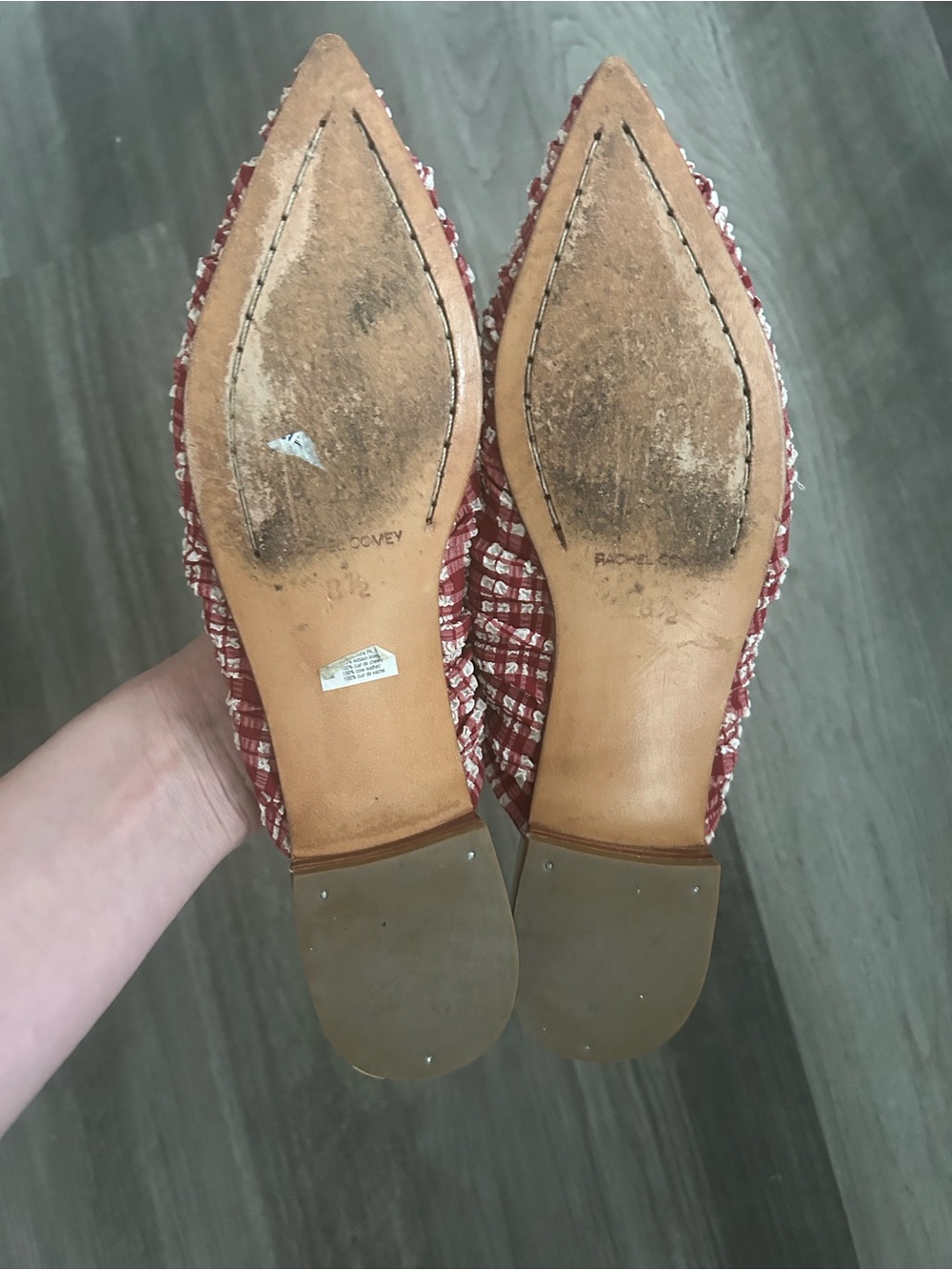 Rachel Comey Dore Slide Plaid Mule 8.5 - Picture 7 of 9
